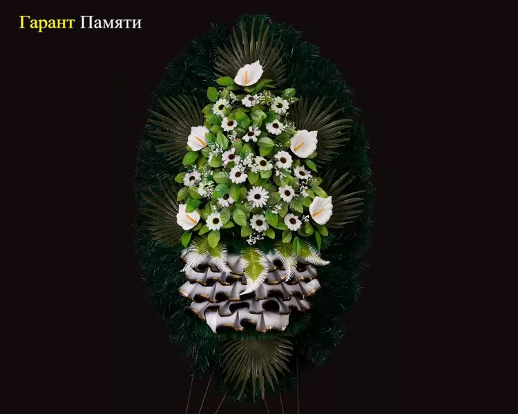 Венок Овал , Ромашка 049